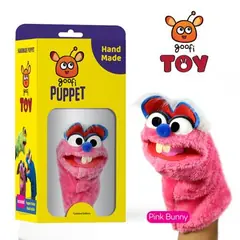 Goofi Toys – Hand Puppet – Pink Bunny - Rokomari
